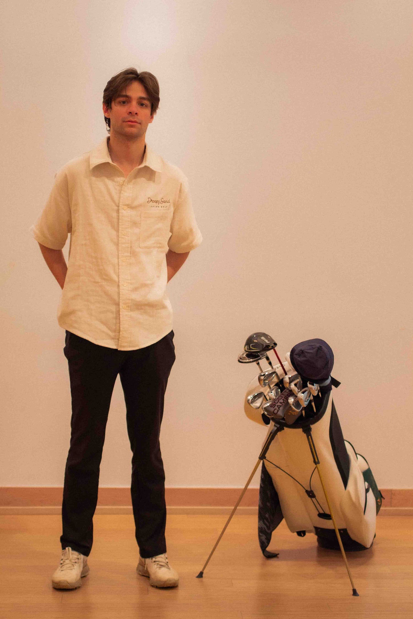 "LOVING GOLF" CAMP SHIRT